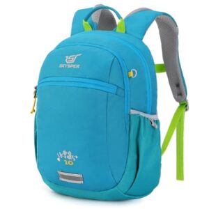 Kinderrucksack 10L Wanderrucksack mit Brustgurt für Jungen und Mädchen, komfortabler Tagesrucksack Reiserucksack für Kinder