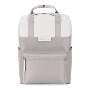 Minimallisitisch gestalterter Rucksack mit Laptopfach und wasserabweisendem Material. Ideal für den Alltag, Schule, Uni oder Büro.
