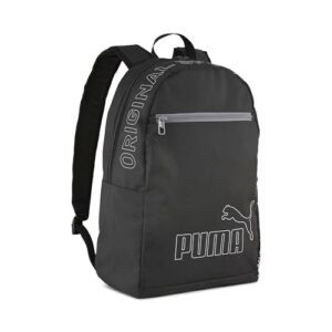 PUMA Rucksack, Unisex Klassische Rucksäcke, PUMA Black, OSFA - 091166 mit geräumigen Hauptfach und gepolstem Rücken für sportlichen Alltag