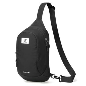 Moderne und funktionale Umhängetasche für Herren mit RFID-Schutz, ideal für Reisen und Outdoor-Aktivitäten.