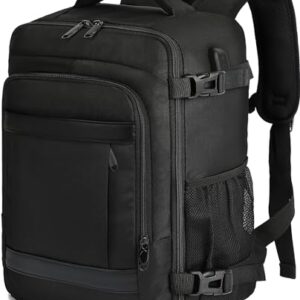 Hochwertiger Handgepäck-Rucksack mit 40x20x25cm und 20L Fassungsvermögen, ideal für Reisen mit Ryanair und Eurowings, robust und langlebig, wasserabweisende Oberfläche
