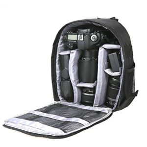 Wasserdichter Kamerarucksack für Digitalkameras, perfekt geeignet für Canon Nikon Sony Spiegelreflexkameras, atmungsaktiv und leichtigkeit, ideal für Reisen