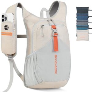 Beko Jadd 15L Wanderrucksack, ideal für Wandern, Reisen und Outdoor-Aktivitäten. Faltbarer Rucksack mit atmungsaktiven Mesh-Schultergurten.