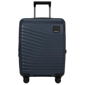 Samsonite Intuo Spinner S, erweiterbarer Handgepäckkoffer mit 2 Rädern und blauer Nights-Muster