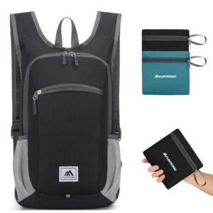 Faltenbarer Rucksack 16L, Ultraleicht Wanderrucksack, Wasserfester Reisrucksack, Packbarer Backpack für Camping, Klettern und Outdoor-Aktivitäten