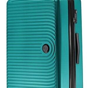 Harter Hartschalen Koffer mit 4 Rollen und TSA-Schloss, Türkis, 75 cm, 126 Liter