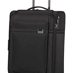 Erfahrt mehr über das Samsonite Airea - Upright S Toppocket, ein erweiterbares Handgepäck mit 2 Rollen und verdeckter Erweiterungsfunktion.