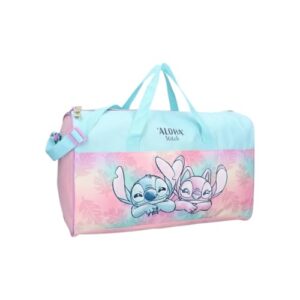 Perfekte Sporttasche für Mädchen, rosa/blau, Kinder, Schule, Kindergarten, Grundschule, Größe 40 cm, verstellbarer Riemen, Geschenkidee