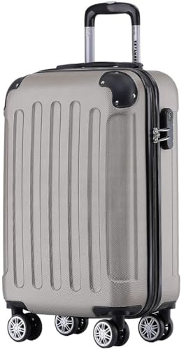 TRVLMORE Handgepäckkoffer mit Rollen und Teleskopgriff, ideal für Reisen und Auslandsaufenthalte