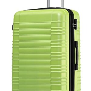 Zwillingsreisekoffer mit Hartschalen, robust und stabil, ideal für Reisen, Platzverteilung im Inneren, Dehnungsfuge für mehr Platz, platzsparendes Lagern, vier Spinner Dopperollen aus gummiertem Kunststoff