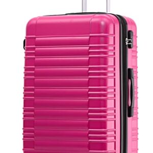 Zwillingsrollen Reisekoffer mit harter Schale, großes Fassungsvermögen und vielseitige Außenabmessungen für Ihre nächste Reise. Robuste und wendige Rollen, leicht zu transportieren.