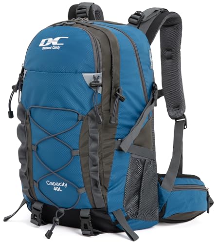 Wanderrucksack 40l Wasserdicht Reiserucksack mit Regenschutz für Damen und Herren