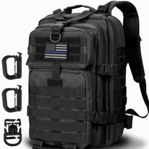 Taktischer Militär-Rucksack mit 28 Litern Fassungsvermögen, ideal für 3-tägige Ausflüge oder langfristige Wanderungen, mit gepolsterten Schultergurten und MOLLE-System.
