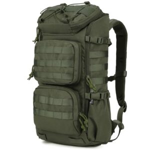 Taktischer Rucksack mit MOLLE-System für Outdoor-Aktivitäten wie Wandern, Bergsteigen und Reisen