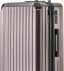 Münicase M816 TSA-Schloss, Dehnungsfuge, Teleskopgriff, Reisekoffer mit 4 Rollen und Hartschale - Lohnenswerter Reisekoffer für Ihre Wertsachen