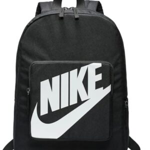 Nike Rucksack in Schwarz/Schwarz/Weiß mit 16 Liter Kapazität, ideal für Kinder und Jugendliche