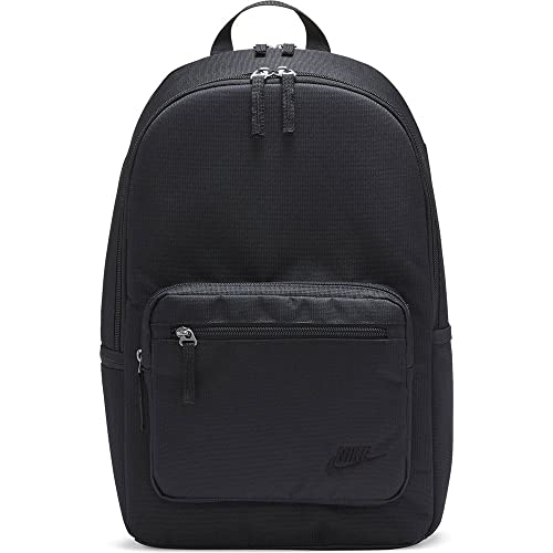 Nike DB3300 Heritage Sports-Rucksack, unisex-adult, schwarz, 1-Großes Format, ideal für Training und Freizeitaktivitäten, ergonomischer Entwurf, vielseitig einsetzbar, hochwertiges Material