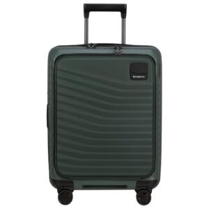 Erweiterbares Handgepäck von Samsonite Intuo mit doppelten Rollen und fester Trennwand für eine sichere Verpackung, grün (Olive Green)