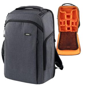 Fotorucksack Prag Go 16L, Kamera-Rucksack mit Wasserdichter Regencover und Laptopfach für DSLR und SLR Kameras
