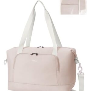 Handgepäcktasche für Ryanair, 40x30x20 cm, recycelt, abnehmbarer Nassfach, perfekt für Damen, beige