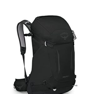 Osprey Hikelite Unisex Rucksack mit 32 Liter Fassungsvermögen in schwarz für Männer und Frauen, ideal für Wanderungen und Touren