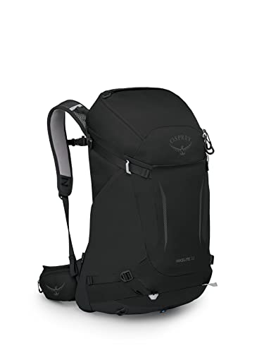 Osprey Hikelite Unisex Rucksack mit 32 Liter Fassungsvermögen in schwarz für Männer und Frauen, ideal für Wanderungen und Touren