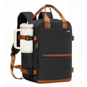 COOLIFE Reisegepäck 40x30x20, Handgepäck Rucksack Flugzeug 24L, ideal für Ryanair Easyjet Eurowings Business-Reiserucksäcke