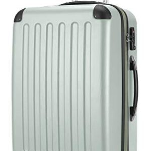 Mittlerer Hartschalenkoffer mit TSA-Zahlenschloss, ideal für Reisen, 4 Rollen, Koffer, Trolley, Rollkoffer, Volumenerweiterung