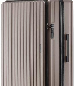 Münicase Koffer Expandierbar - Hartschalen-Trolley mit Oberseiten-Öffnung, Kompressionsgurt & extra Stauraum für Reisen, strapazierfähig und leicht