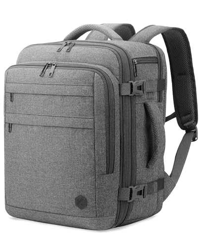 Praktischer Reisebegleiter fuer Europa, erweiterbares Handgepaeck, 24L bis 30L, grau