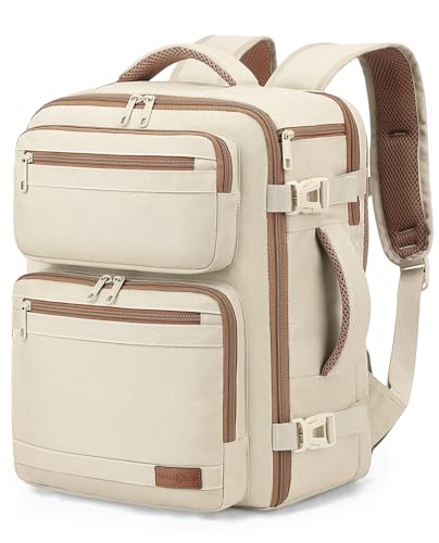 Ergonomischer Rucksack für Reisen mit zwei Haupttaschen, Laptopfach und zusätzlichen Aufbewahrungsfaschen. Kompatibel mit Airlines wie Ryanair, EasyJet und Eurowings.