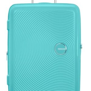 American Tourister Soundbox - Spinner M, Blau (Poolside Blue), 67 cm, 71,5/81 L