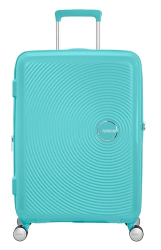 American Tourister Soundbox - Spinner M, Blau (Poolside Blue), 67 cm, 71,5/81 L