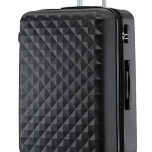 Hartschalen Trolley Koffer Reisekoffer Gepäck M-L-XL-Set Schwarz Langgriff