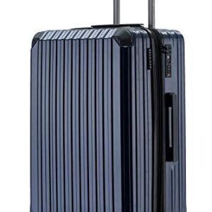 Großer Reisekoffer mit TSA-Schloss, ideal für internationale Reisen und geschäftliche Reisen, großes Volumen, drei separate Fächer im Zwischenboden, praktisch und organisatorisch, Dehnfalte ermöglicht mehr Platz