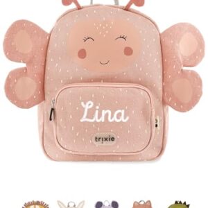 Persönlicher Kindergartenrucksack mit Schmetterlingsmotiv, ideal für Kinder ab 2 Jahren