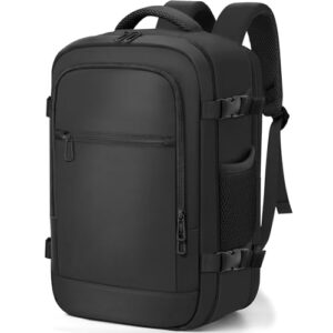 Ergonomischer Reiserucksack für Geschäftsreisen und City-Commute, 20L Fassungsvermögen, Laptopfach und Trolley Sleeve, Wasserflaschentasche und Diebstahlschutzfach
