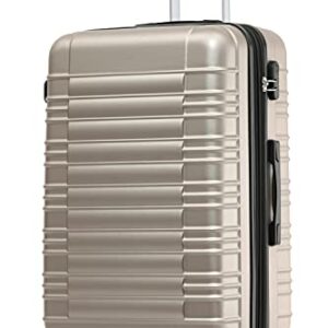 Zwillingsrollen Reisekoffer mit Hartschale und Dopperollen, großes Set für verschiedene Größen