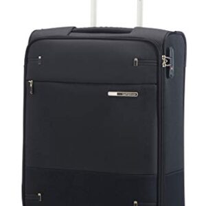Schwarzer Samsonite Base Boost Handgepäck Koffer mit 2 Rollen, TSA-Schloss und leichter Konstruktion für Reisen auf Flugzeugen geeignet