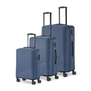 Einfaches und zuverlässiges Reisegepäck - Travelite 4-Rad Koffer Set 3 teilig Größen L/M/S, Gepäck Serie Bali: ABS Hartschalen Trolleys mit TSA Kombinationsschloss (Handgepäck Koffer ohne TSA)