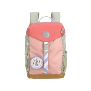 Kinderrucksack mit rosa Farbe, ideal für Kinder ab 3 Jahren, Outdoor-Begleiter mit 9 Litern Fassungsvermögen und Mini-Rucksack im Inneren