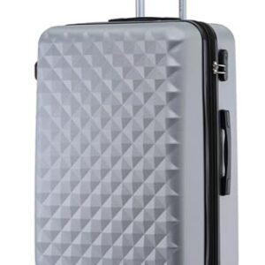 Harter Zwillingsrollenkoffer mit ABS-Kunststoff, Zahlenschloss und Doppelreißverschluss in 15 Farben. Perfekter Begleiter für Reisen oder als alltäglicher Koffer.