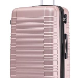 Hartschalekoffer, Reisekoffer, Gepäck Koffer Trolley Größe XL in 14 Farben Rosagold