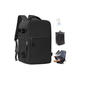 Vakuumreisrucksack mit Pumpe und Kompressionsfunktion, ideal für Reisen nach Ryanair, großzügiger Rucksack für Damen und Herren