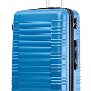 BEIBYE Reisekoffer 2088 Hartschalekoffer Gepäck Trolley Größe L in 14 Farben (Türkis)