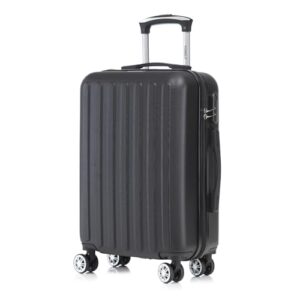 Yonsly Reisekoffer, Trolley, Rollkoffer, Hartschalenreisekoffer mit 4 Rollen 360°, Zahlenschloss und Weicher Gummigriff - ideal für Langstreckenreisen und täglichen Gebrauch