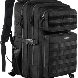 Großer Militär Rucksack für Herren, 40L Outdoor-Ausrüstung mit Molle-Gurtband und Wasserresistenz