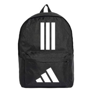 Adidas Unisex CLASSIC THREE STRIPES Rucksack, schwarz/weiß, Eine Größe