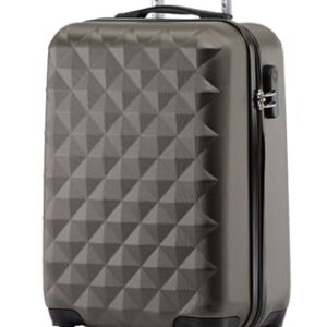 BEIBYE Zwillingsrollen 2066 Hartschaliger Koffer mit ABS Kunststoff, Zahlenschloss und Doppelreißverschluss. Qualitativ hochwertiger Schutz für persönliche Gegenstände.