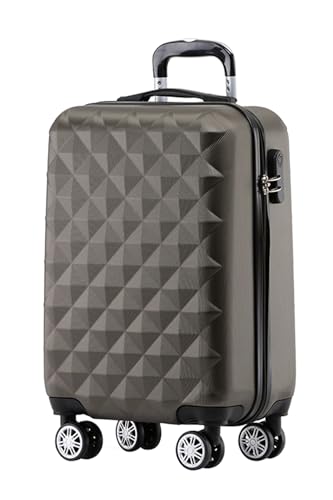 BEIBYE Zwillingsrollen 2066 Hartschaliger Koffer mit ABS Kunststoff, Zahlenschloss und Doppelreißverschluss. Qualitativ hochwertiger Schutz für persönliche Gegenstände.